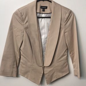 Tan suit coat